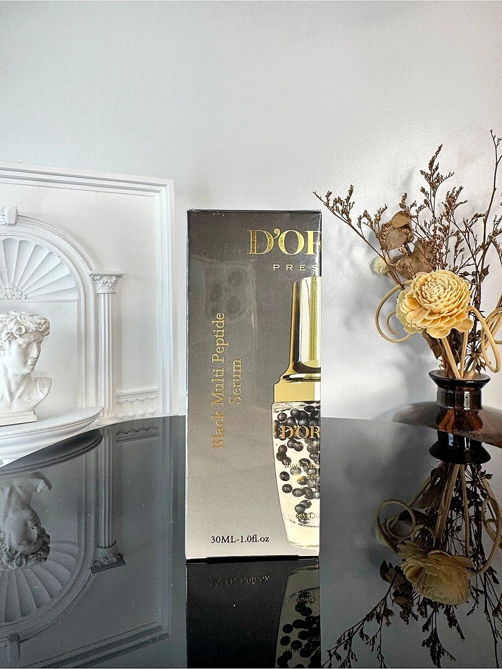 D'OR24K Black Multi Peptide Serum